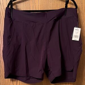 Lands End Women's Purple Swim Board Shorts size 18